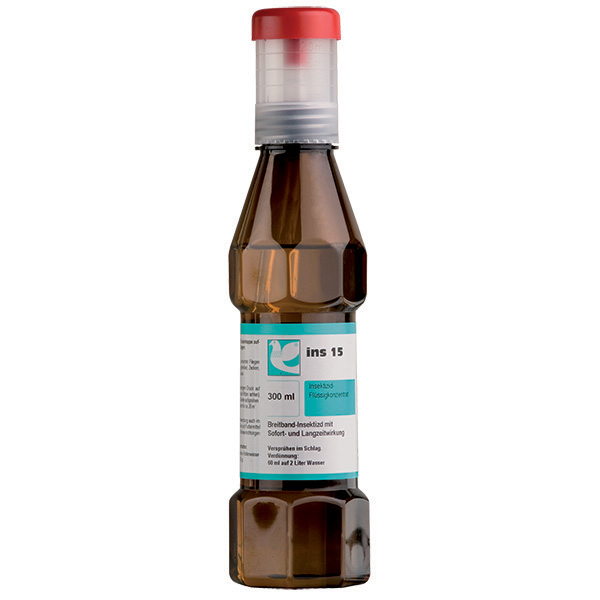 INS 15 liquid - (insecticide concentrate (immediate & long-term acting), for use in pigeon lofts)